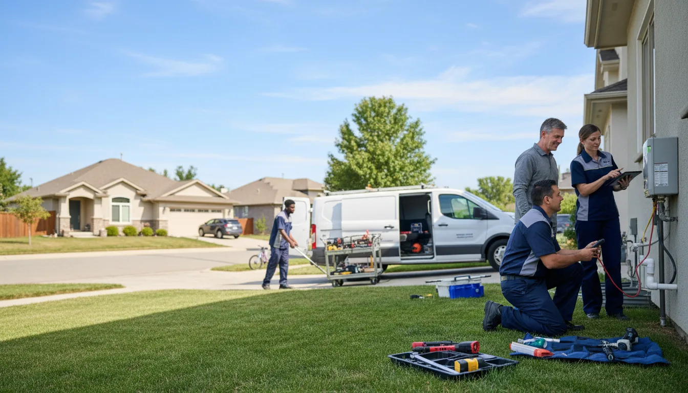 Tankless water heater service in Margie, MN